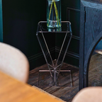 Clarté Acrylic V-Shaped End Table