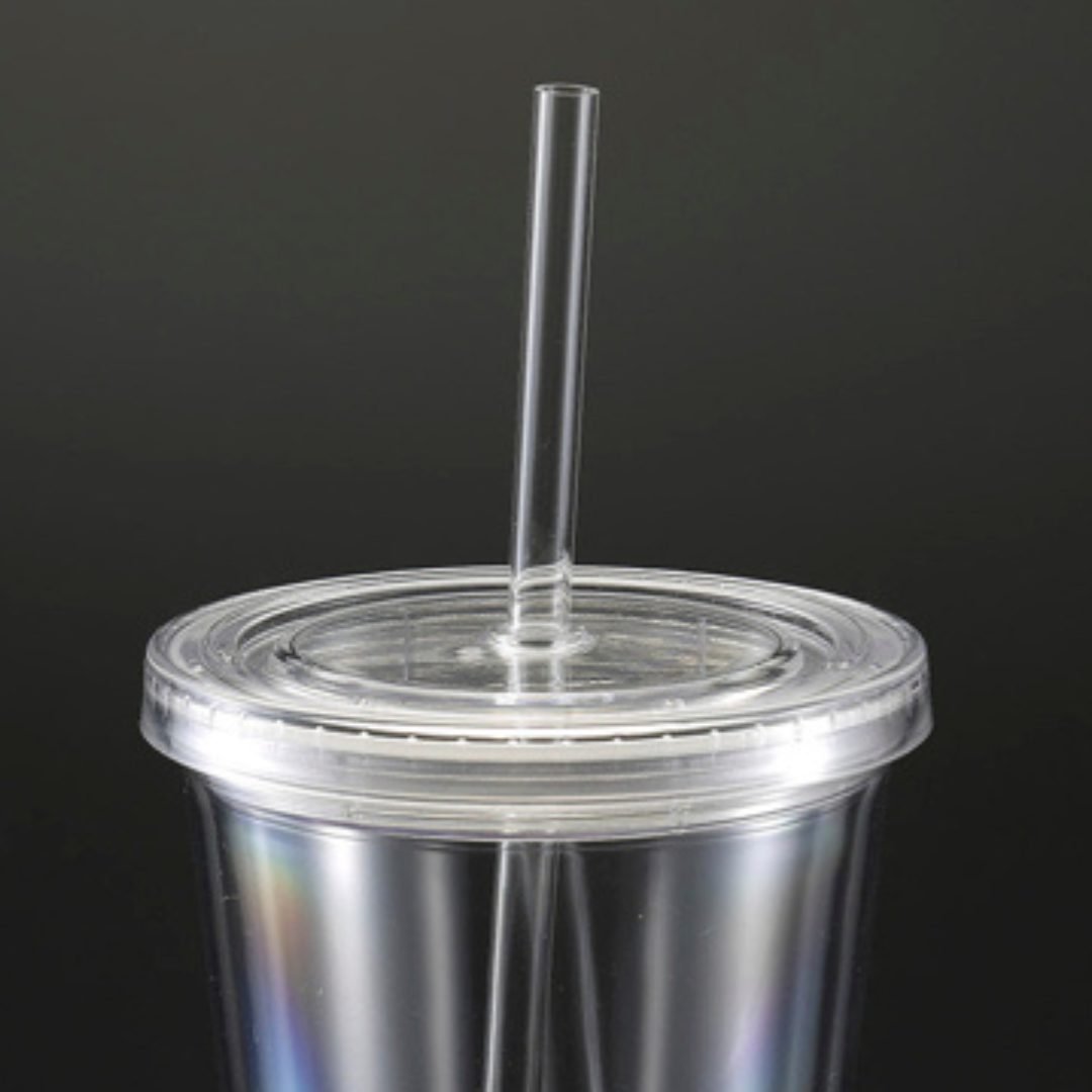 19 Oz Double Wall Tumbler with Straw