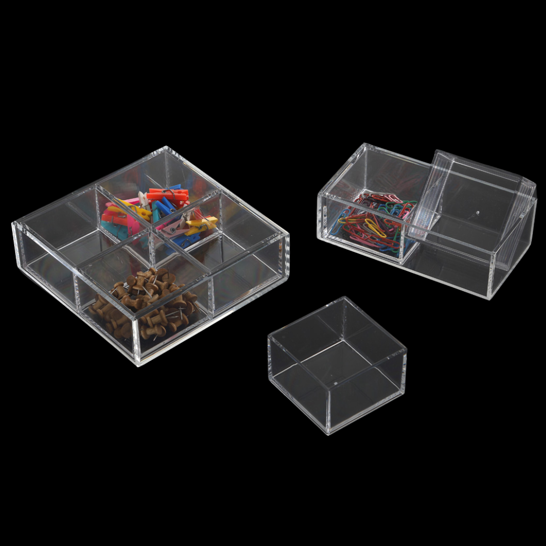 Removable Rectangly Insert for Organization Tray