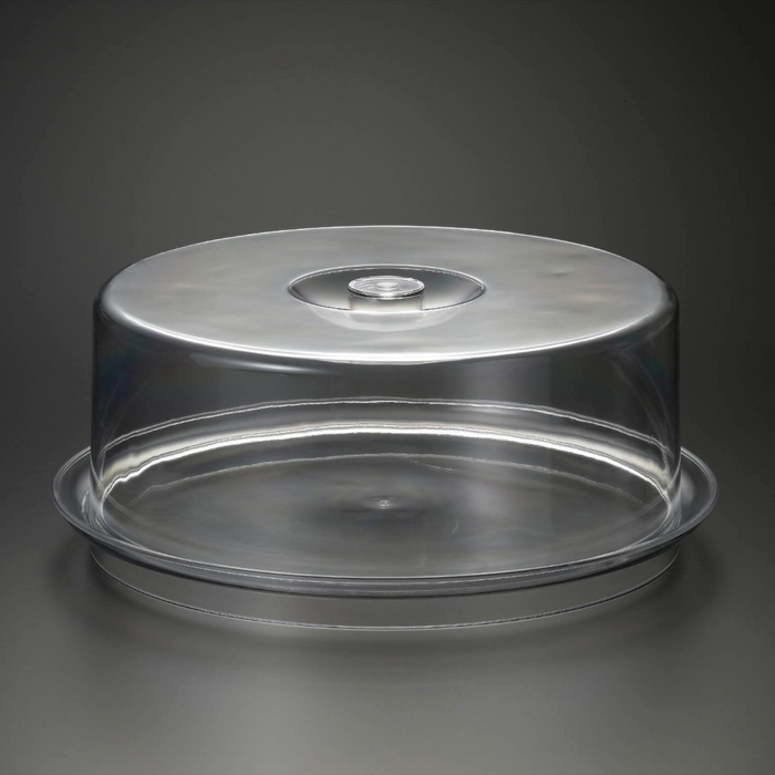 13 1/2 Inch Round Cake Tray with Cover