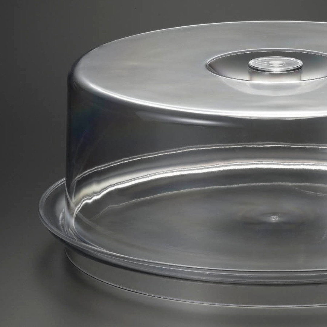13 1/2 Inch Round Cake Tray with Cover