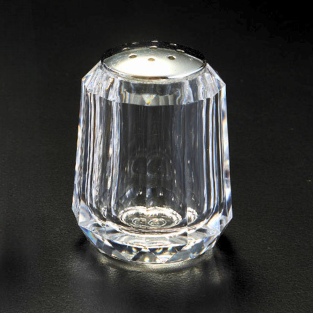 Short Diamond-Cut Salt & Pepper Shaker Set of 2