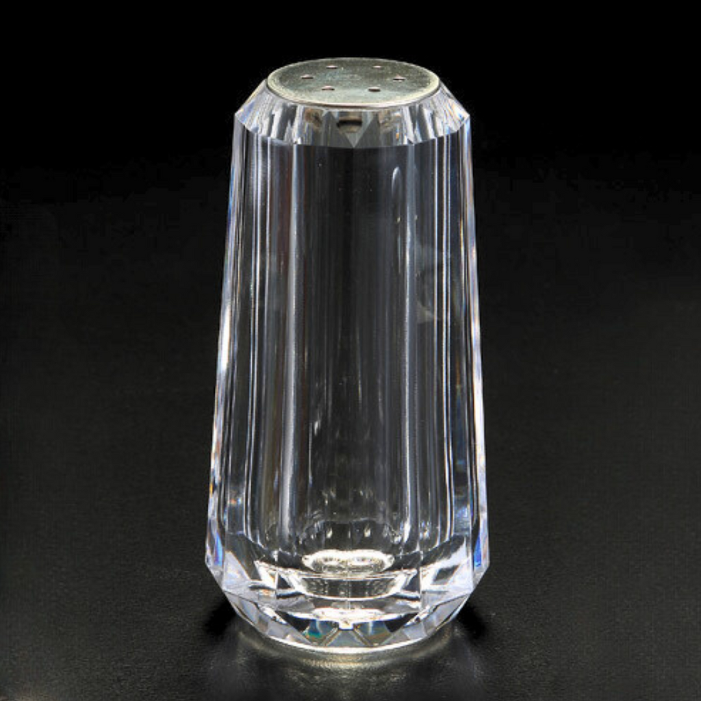 Tall Diamond-Cut Salt & Pepper Shaker Set of 2