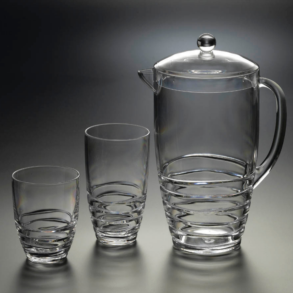2.5 Quart Wavy-Ring Pitcher with Lid