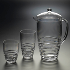 2.5 Quart Wavy-Ring Pitcher with Lid