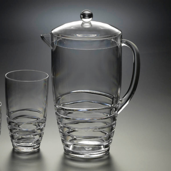 2.5 Quart Wavy-Ring Pitcher with Lid