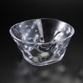 Trapezoid Shaped Dimpled Large Salad Bowl