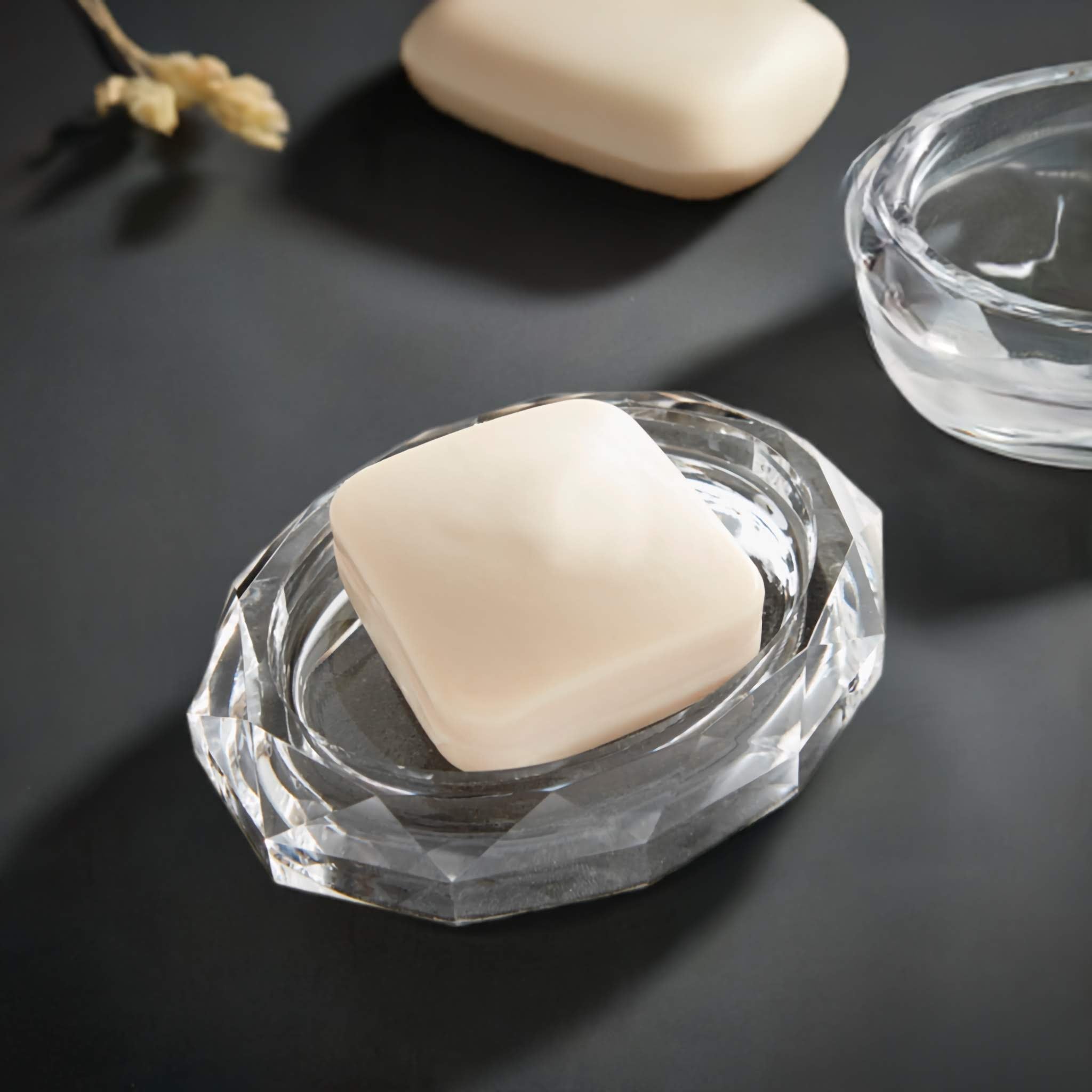 Diamond-Cut Soap Dish