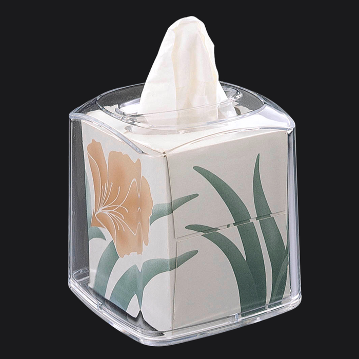 Square Rounded Edge Tissue Box Container