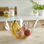 16" Ruffle Shaped Fruit and Salad Bowl