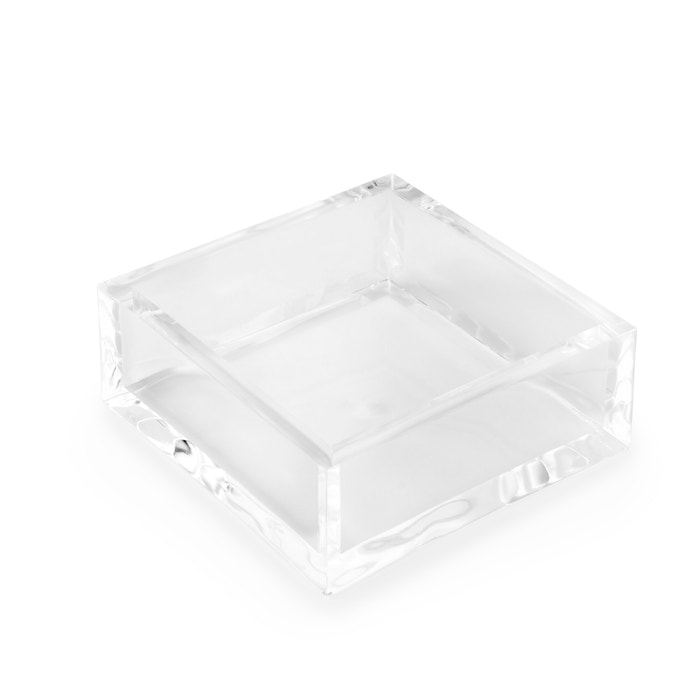 DELUXE 6.5x6.5 DINNER NAPKIN HOLDER TRAY (10MM THICK)