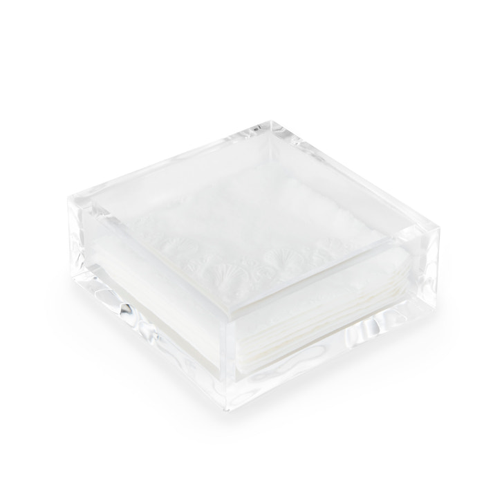 DELUXE 6.5x6.5 DINNER NAPKIN HOLDER TRAY (10MM THICK)