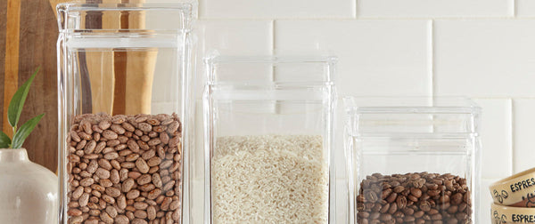 Square Canisters with Lids