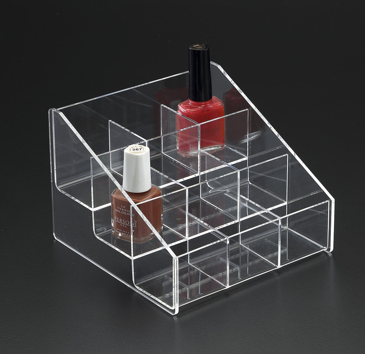 9-SECTION NAIL POLISH STAND
