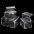 Clear Rectangular Box W/ Lid