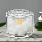 Diamond-Cut 2-In-1 Cotton Ball & Swab Holder