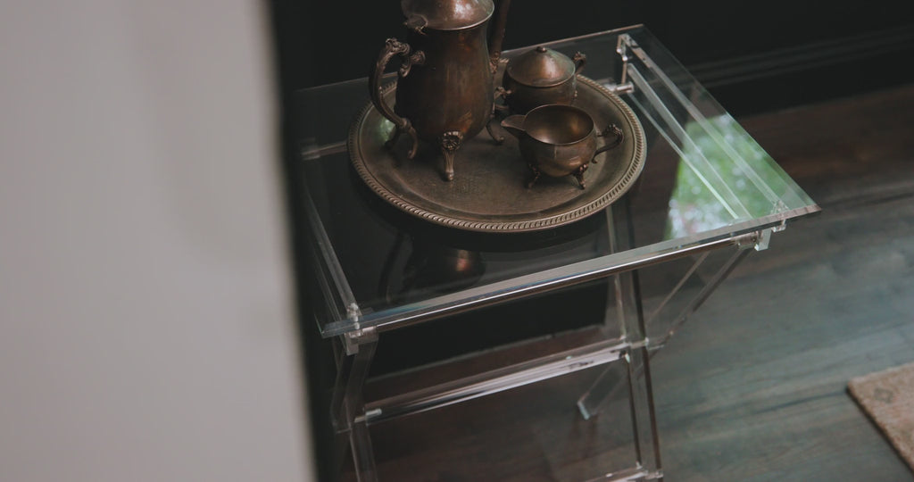 Clarté Acrylic Folding Table