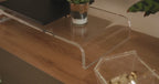Clarté Acrylic Media Riser Stand