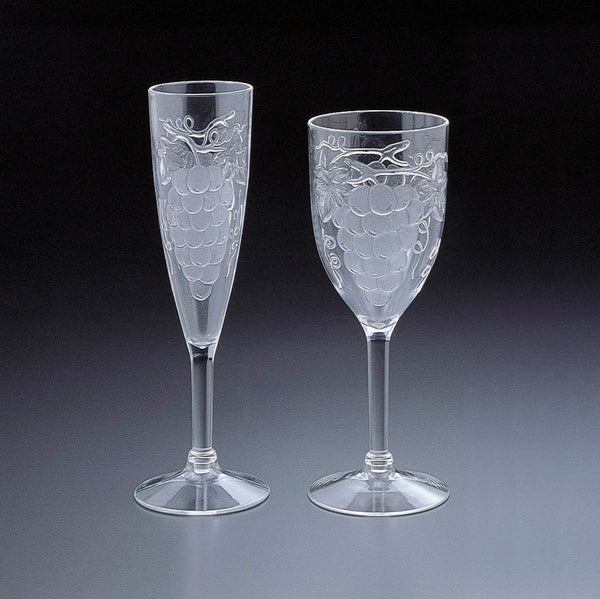 Embossed Grape 6-Oz. Champagne Flute