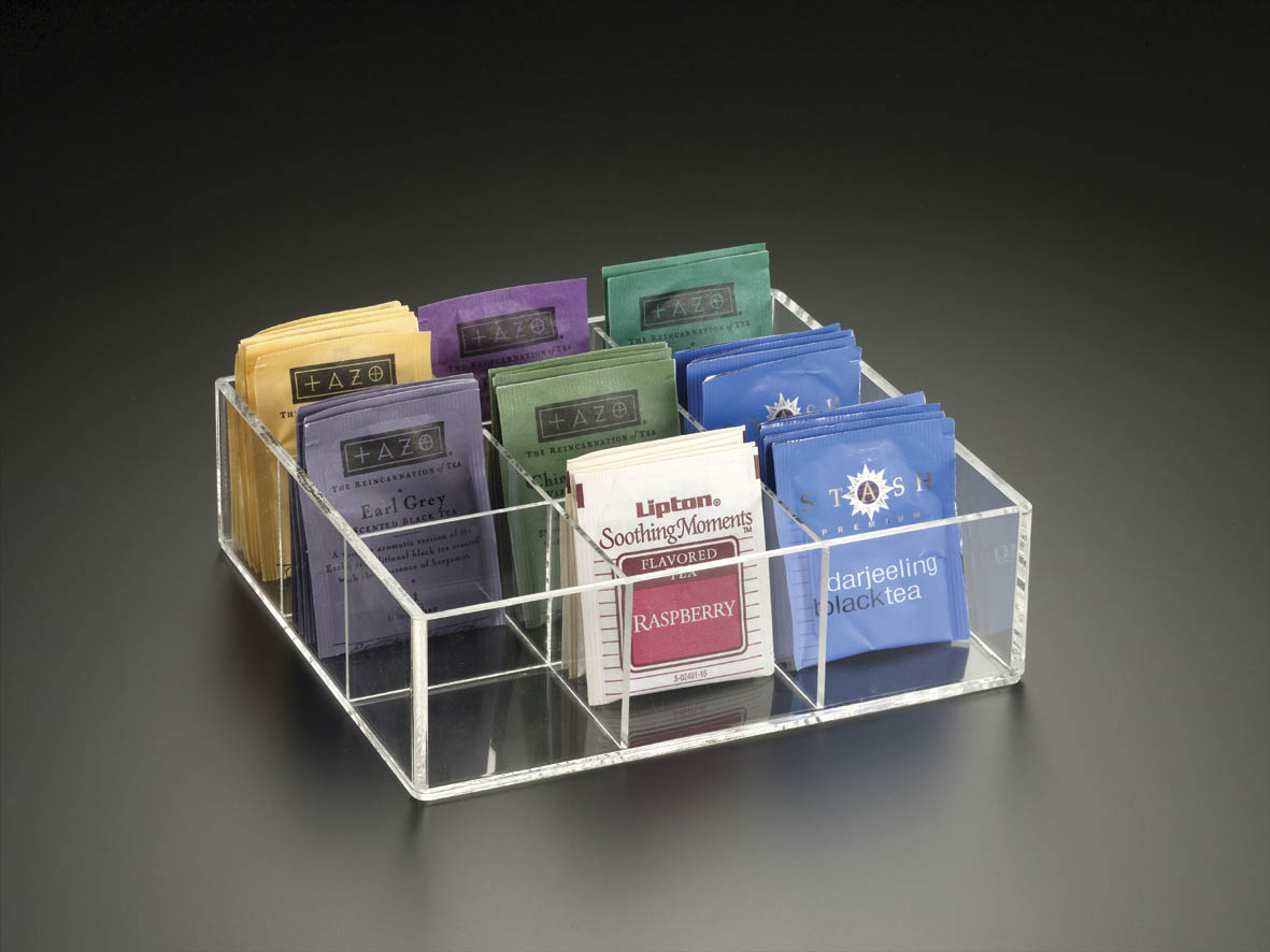 In-Drawer 9-Compartment Tea Bag Tray