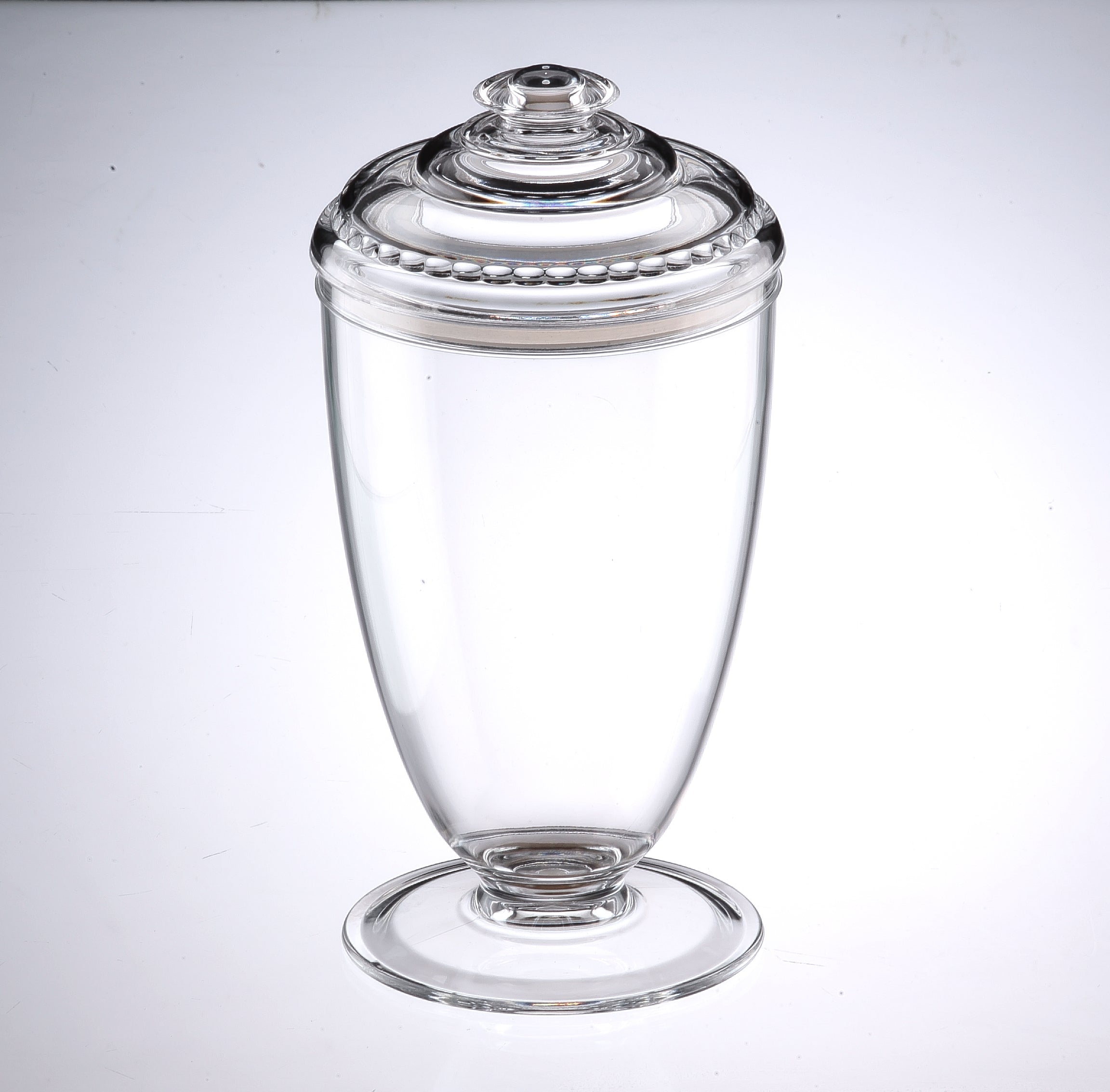 Tall Candy Jar W/ Lid