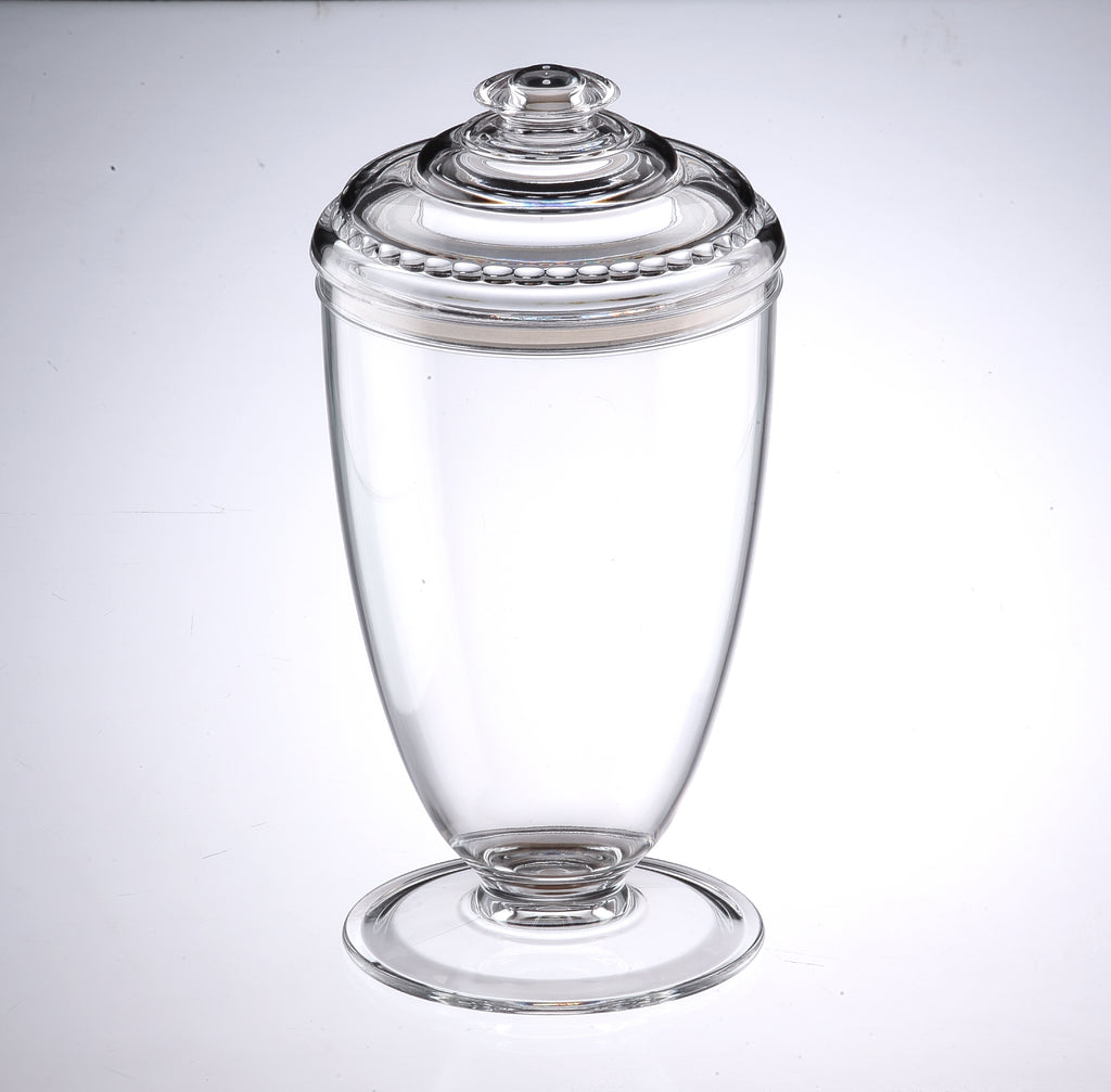 Tall Candy Jar W/ Lid