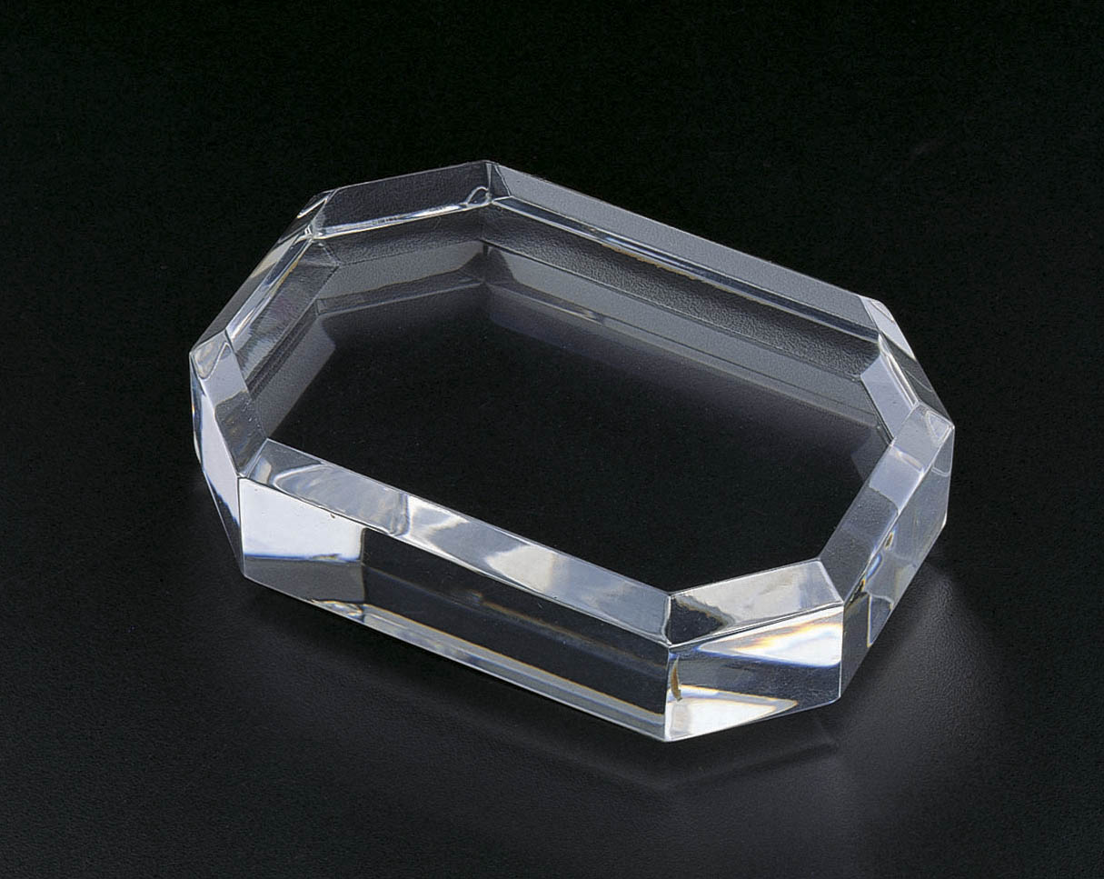 Octagon Beveled Edge Paper Weight