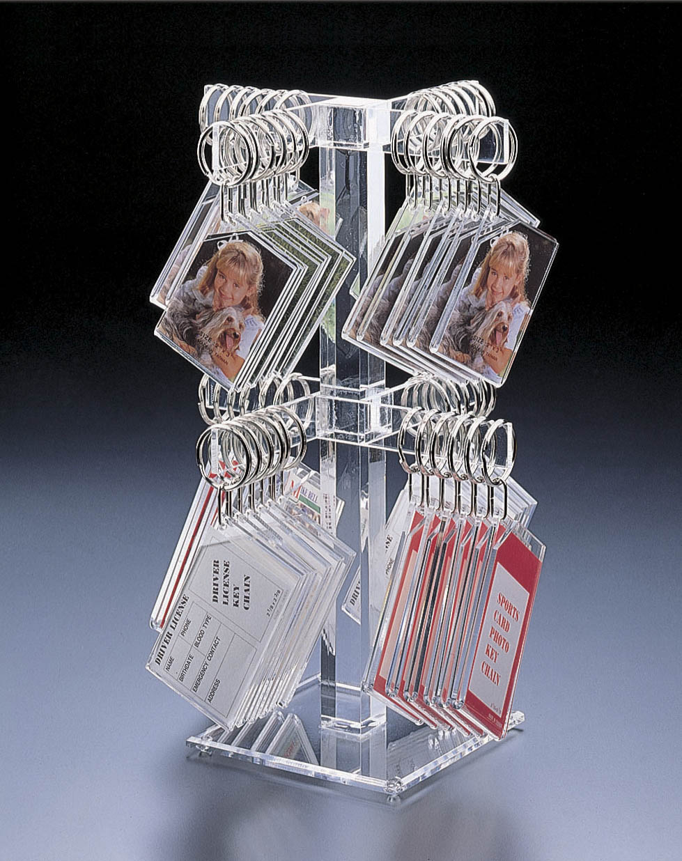 Photo/Sport Card Key Ring