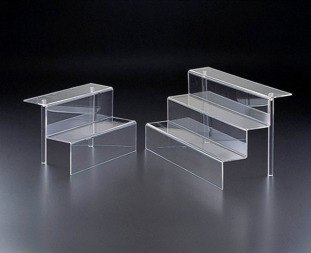 Acrylic 2-Tier Riser (10 X 3 X 3 /Each Step) – Clear Home Decor