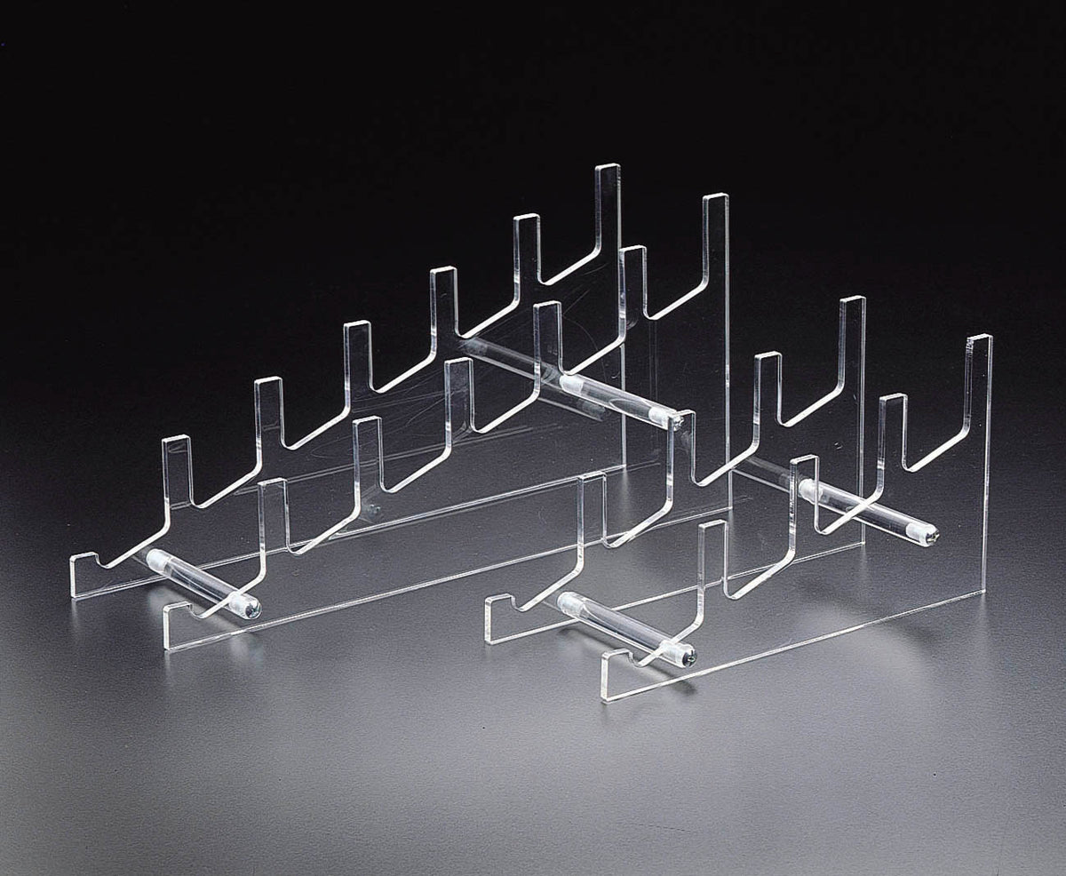 Acrylic 6-Plate Rack – Clear Home Decor