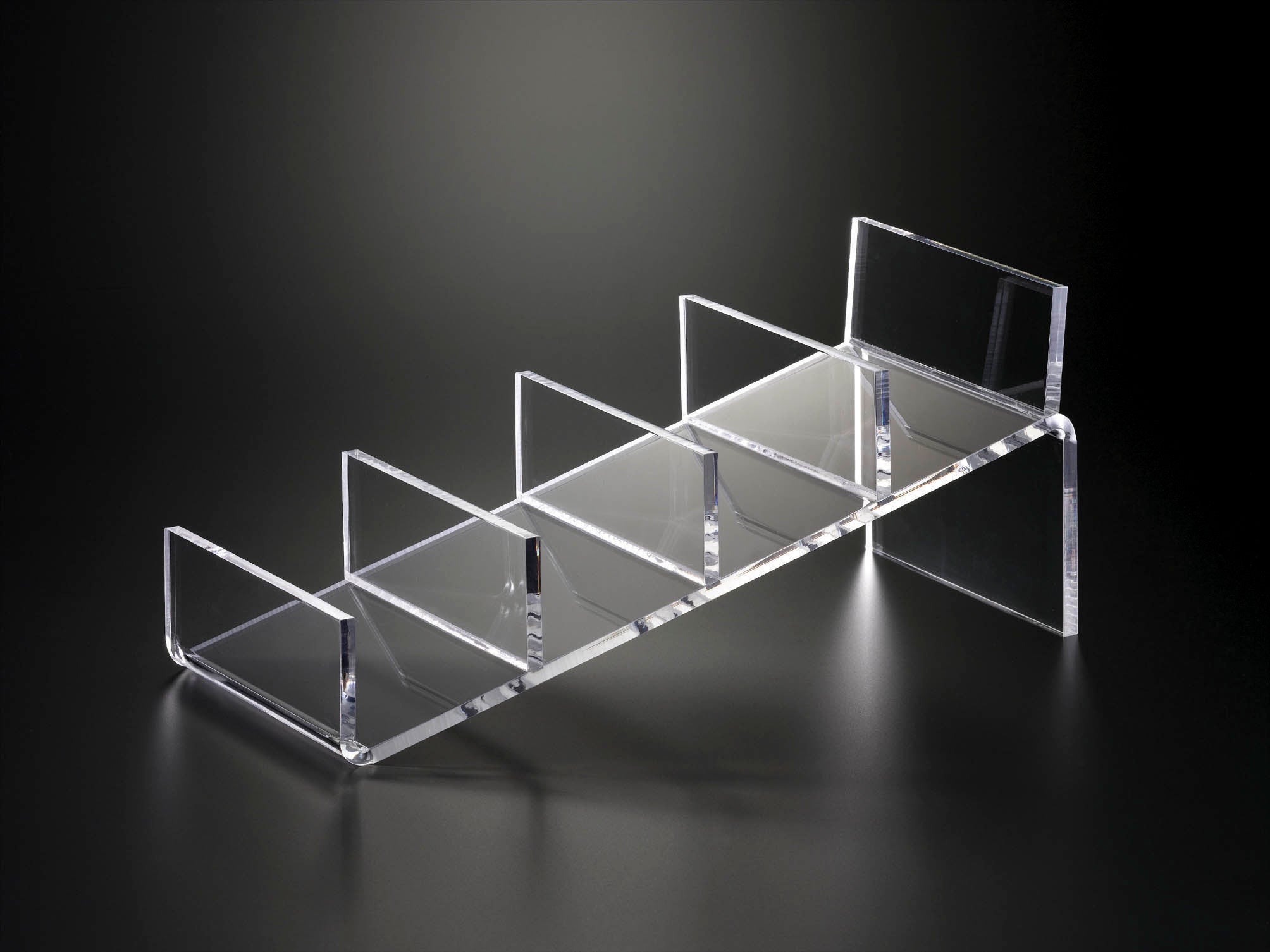 Acrylic 4-Compartment Riser – Clear Home Decor