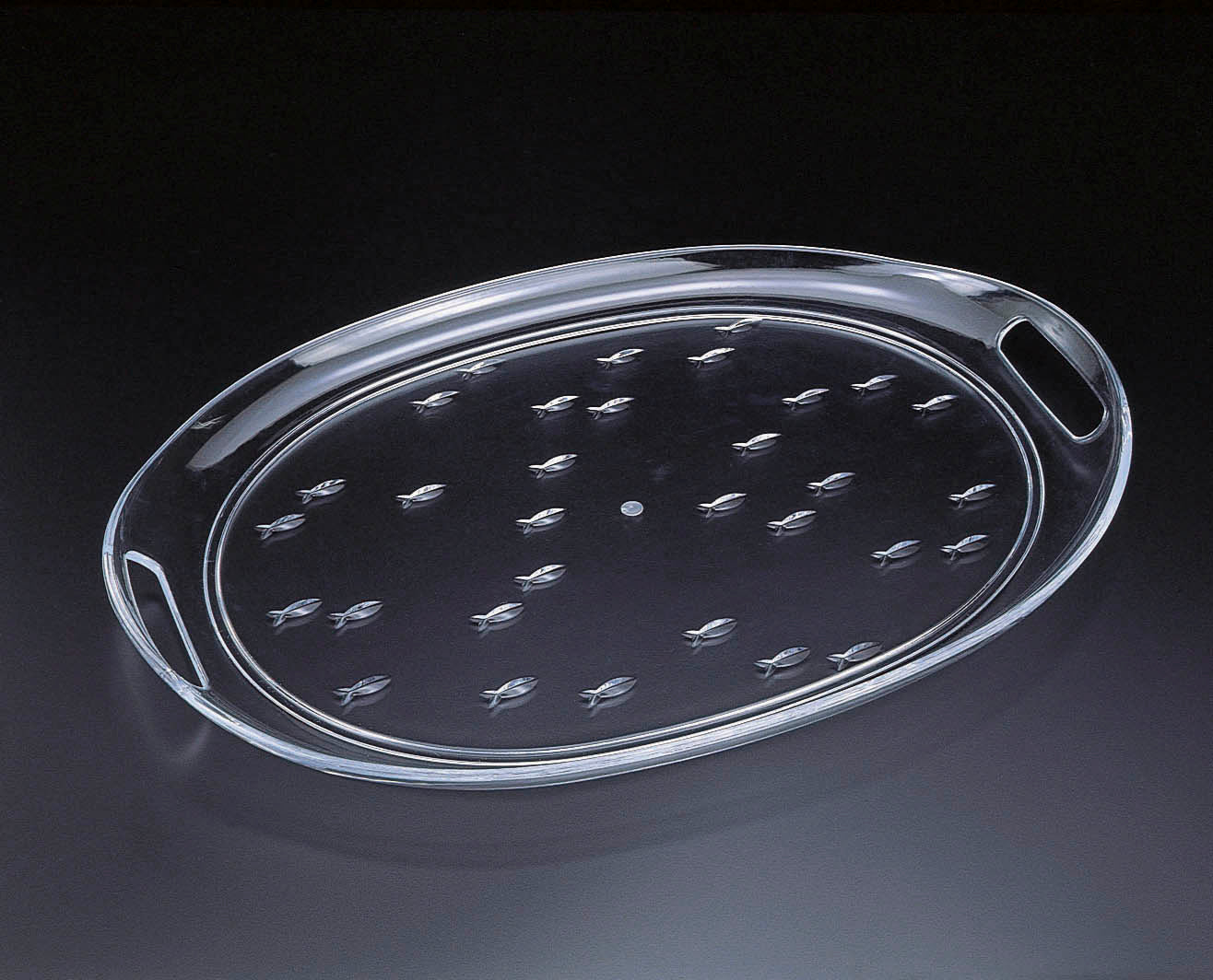 Embossed Fish Oval Tray