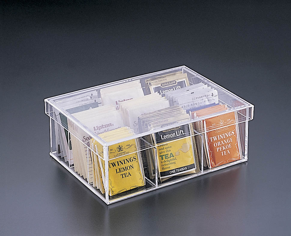 9-Compartment Tea Bag Box W/ Cover