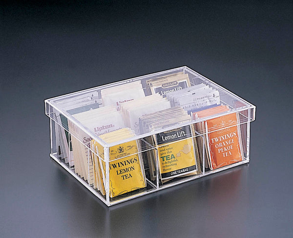 9-Compartment Tea Bag Box W/ Cover