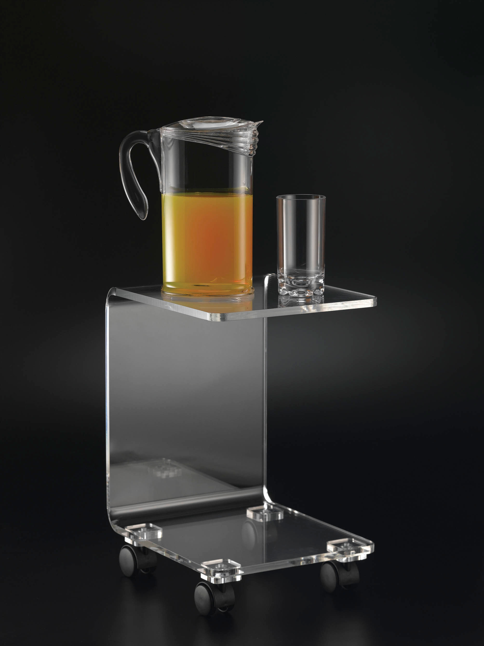 Snack Table on Wheels