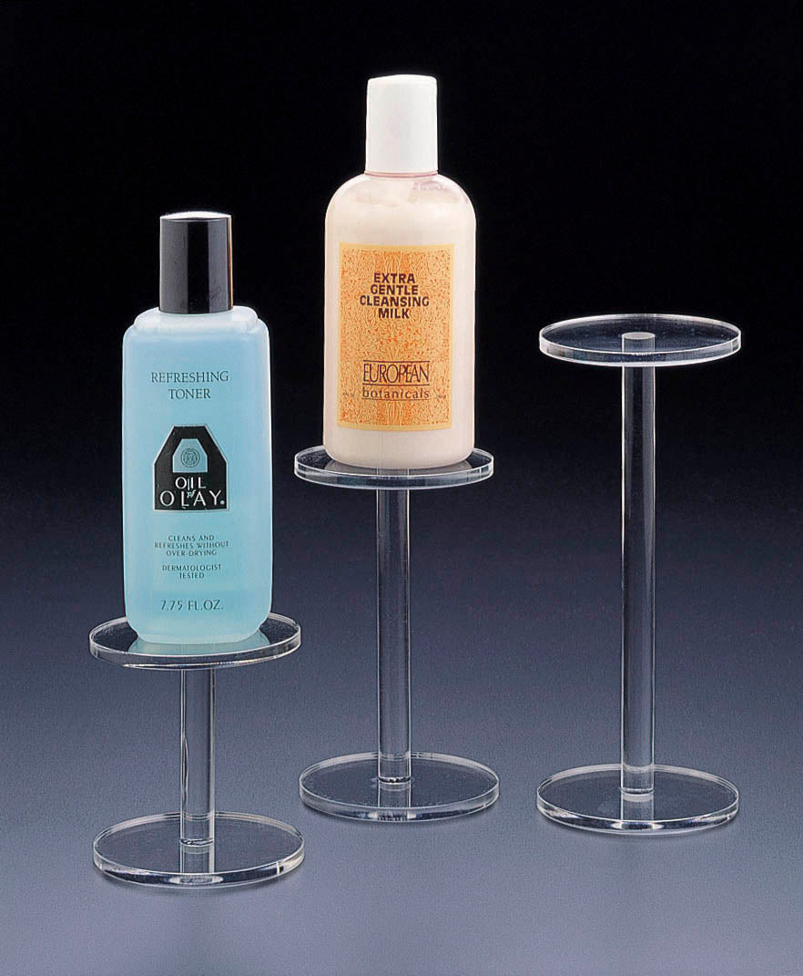 Acrylic Round Riser – Clear Home Decor