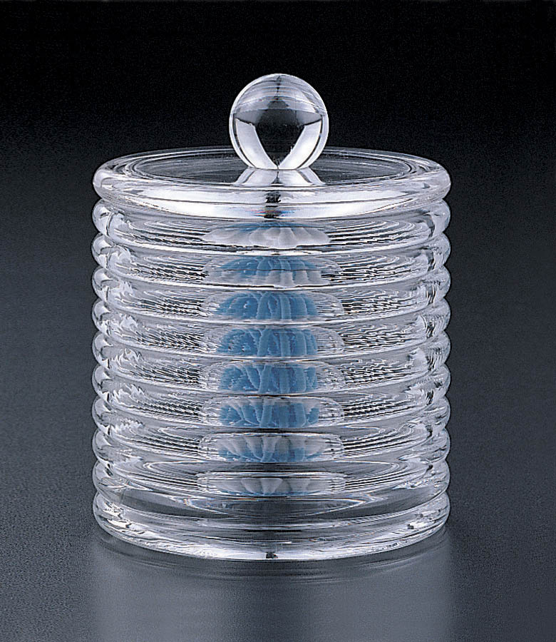 Honeycomb Cotton Ball & Swab Box
