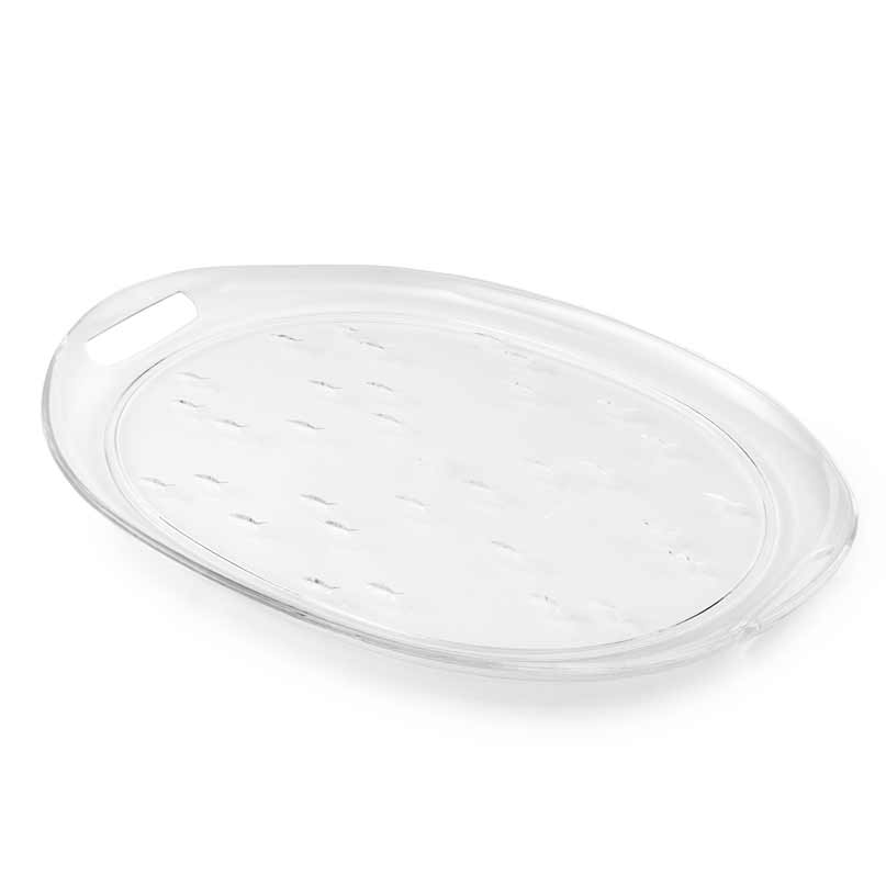 Embossed Fish Oval Tray
