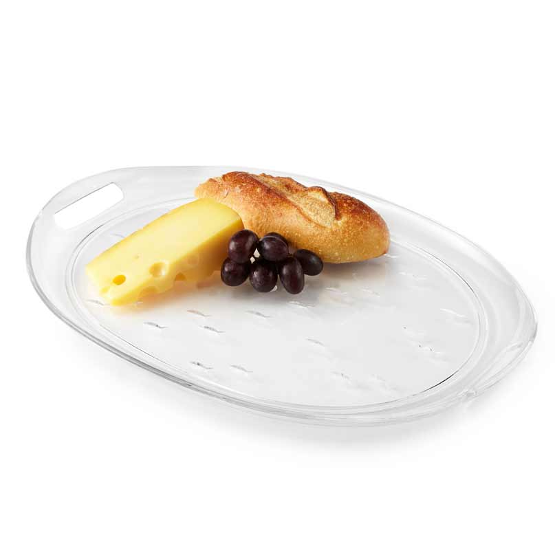 Embossed Fish Oval Tray
