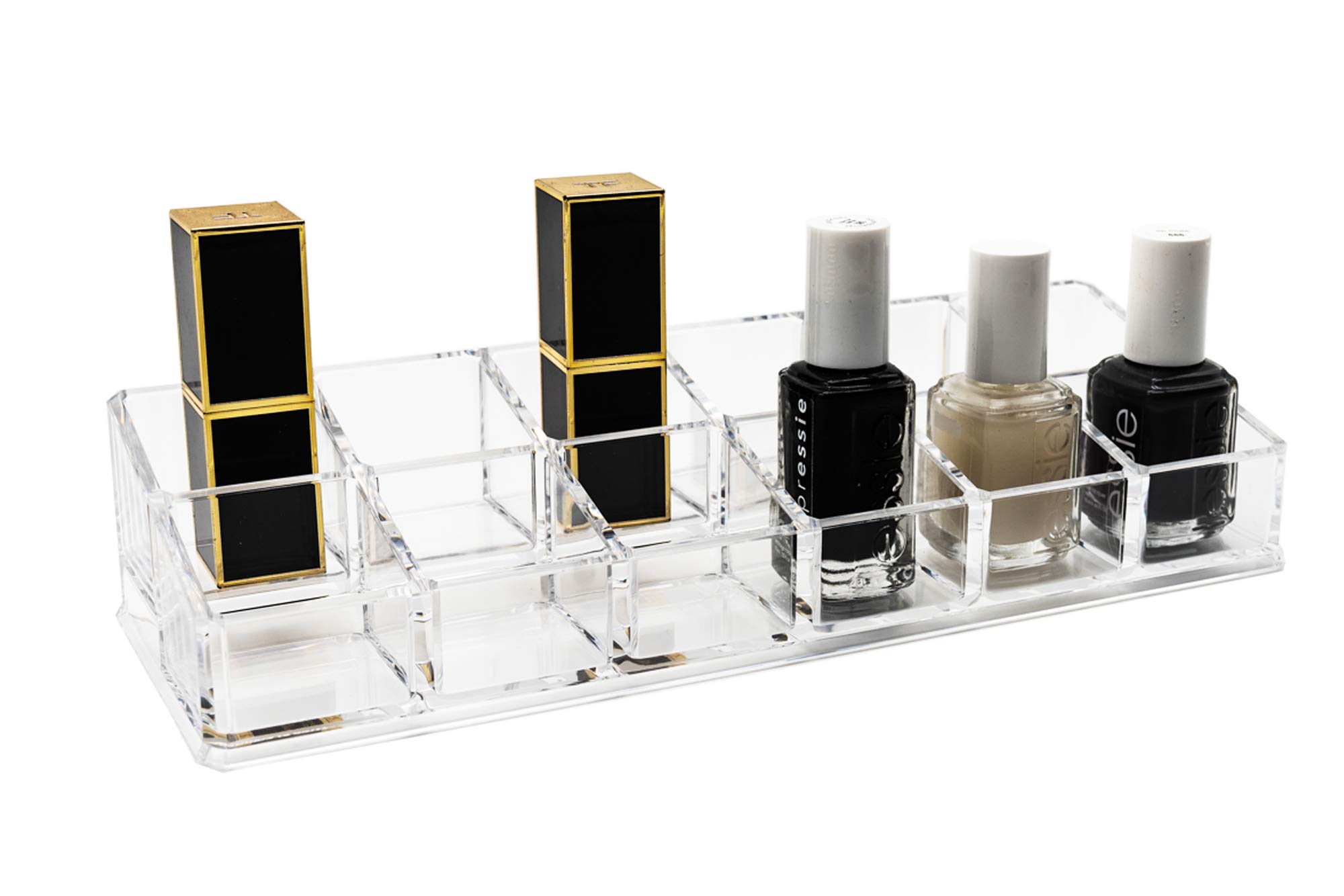 2-Tier 12-Section Nail Polish Stand