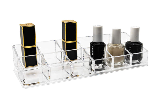2-Tier 12-Section Nail Polish Stand