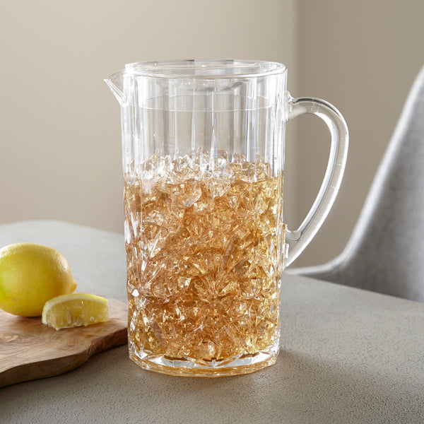 2.5 Liter Royal Carved Pitcher with Lid