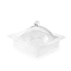 Square Tray with Domed Cover