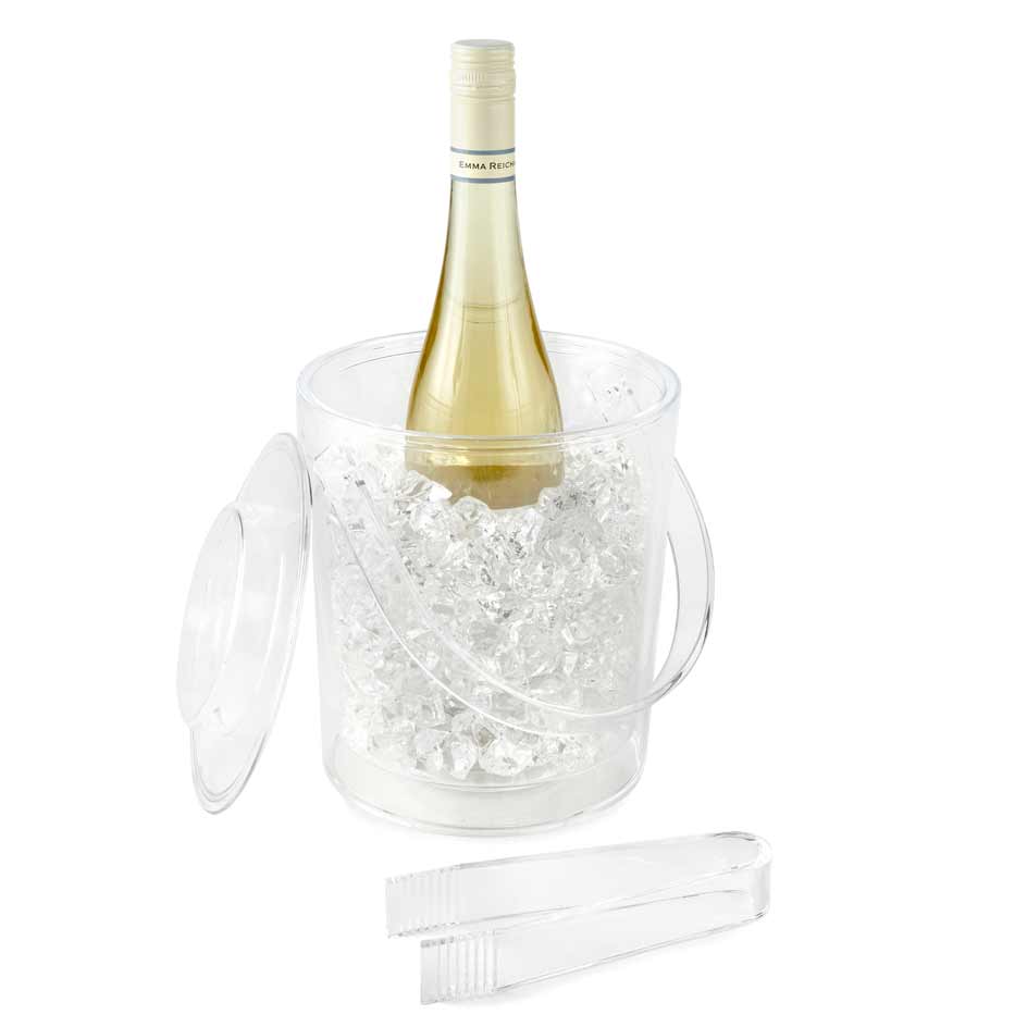 3-Qt. Ice Bucket W/ Tongs