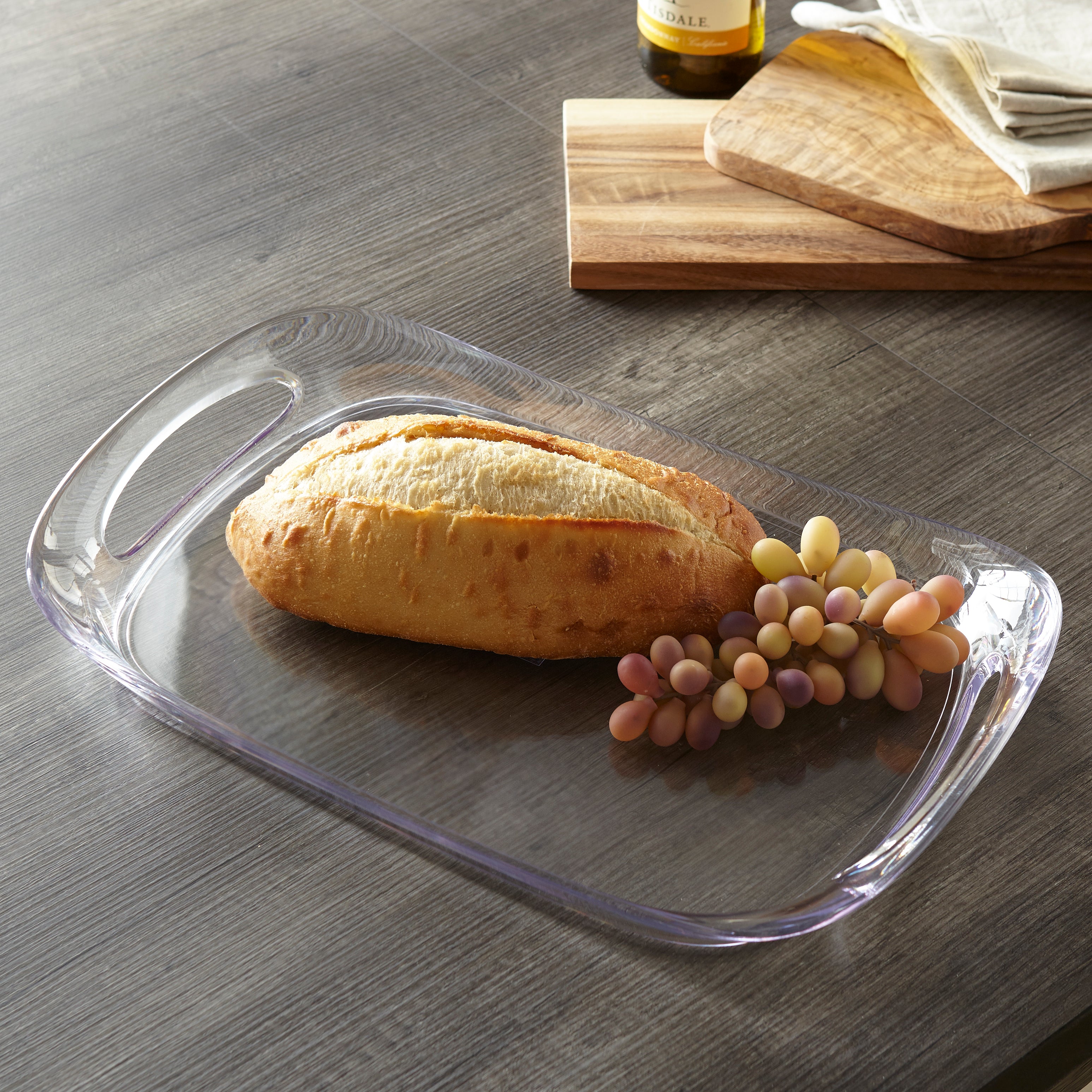 Oblong Tray W/ Handle