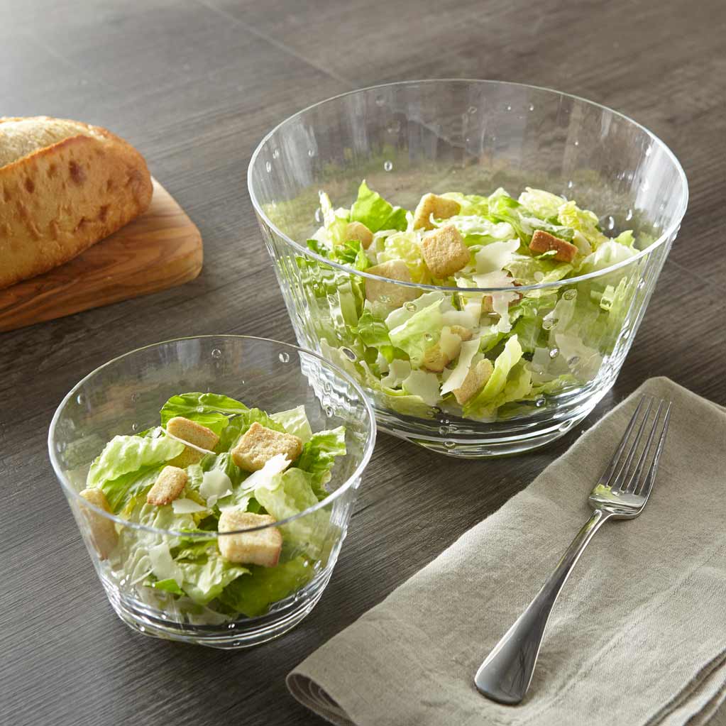 9" Round Raindrops Salad Bowl