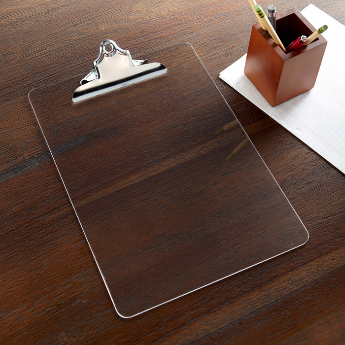 Extra 8 1/2 X 11 Clipboard (For 8 1/2 X 11 W/Extra Space For Painting & Engraving)