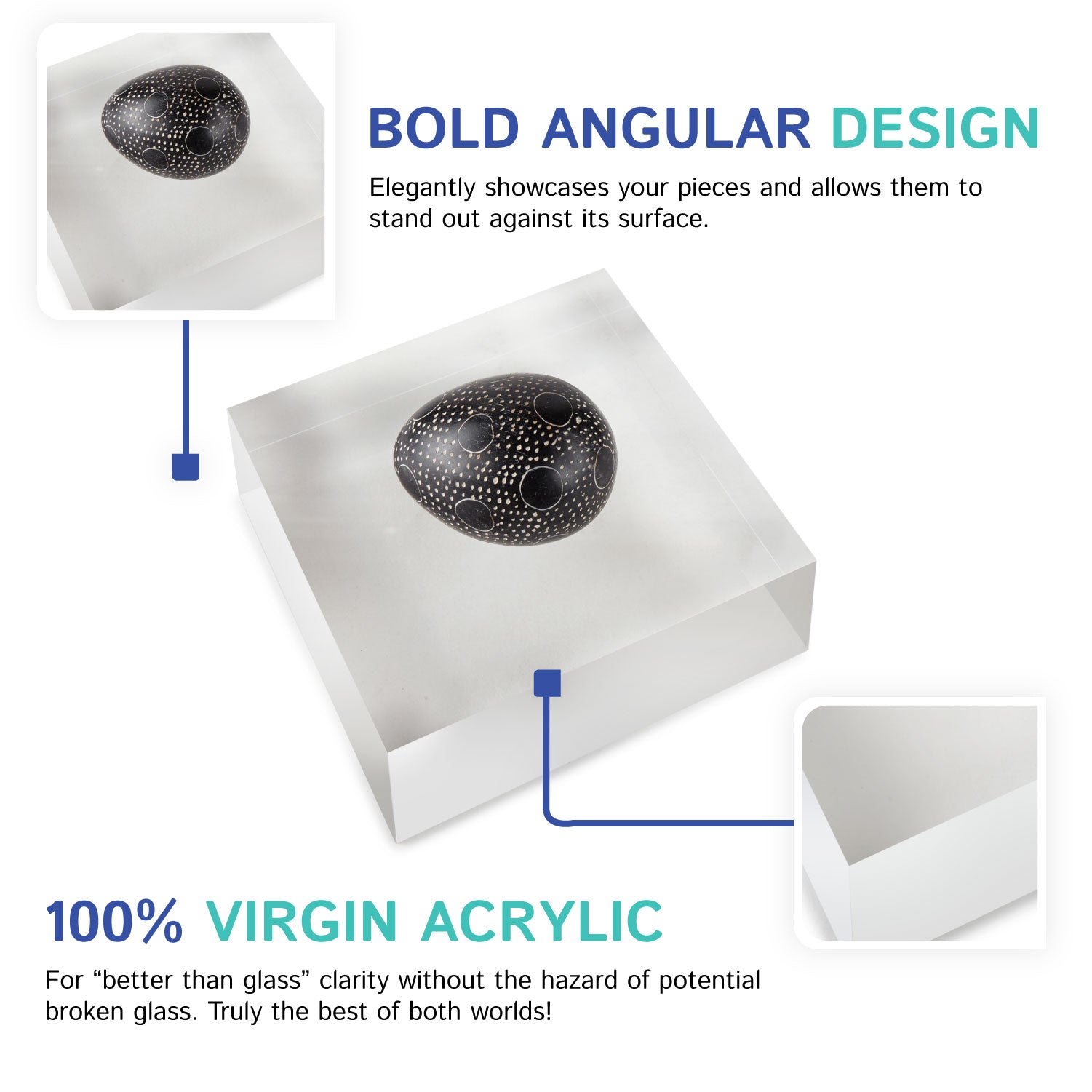 Acrylic Riser Block – Clear Home Decor