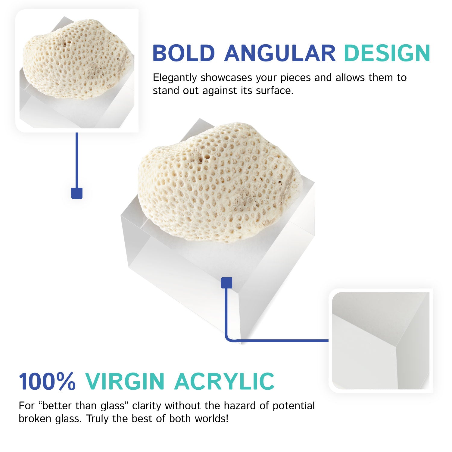 Acrylic Riser Block – Clear Home Decor