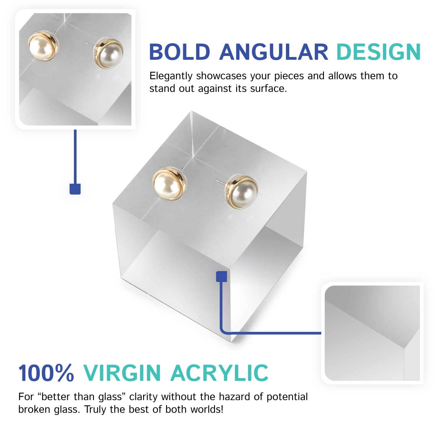 Acrylic Riser Block – Clear Home Decor